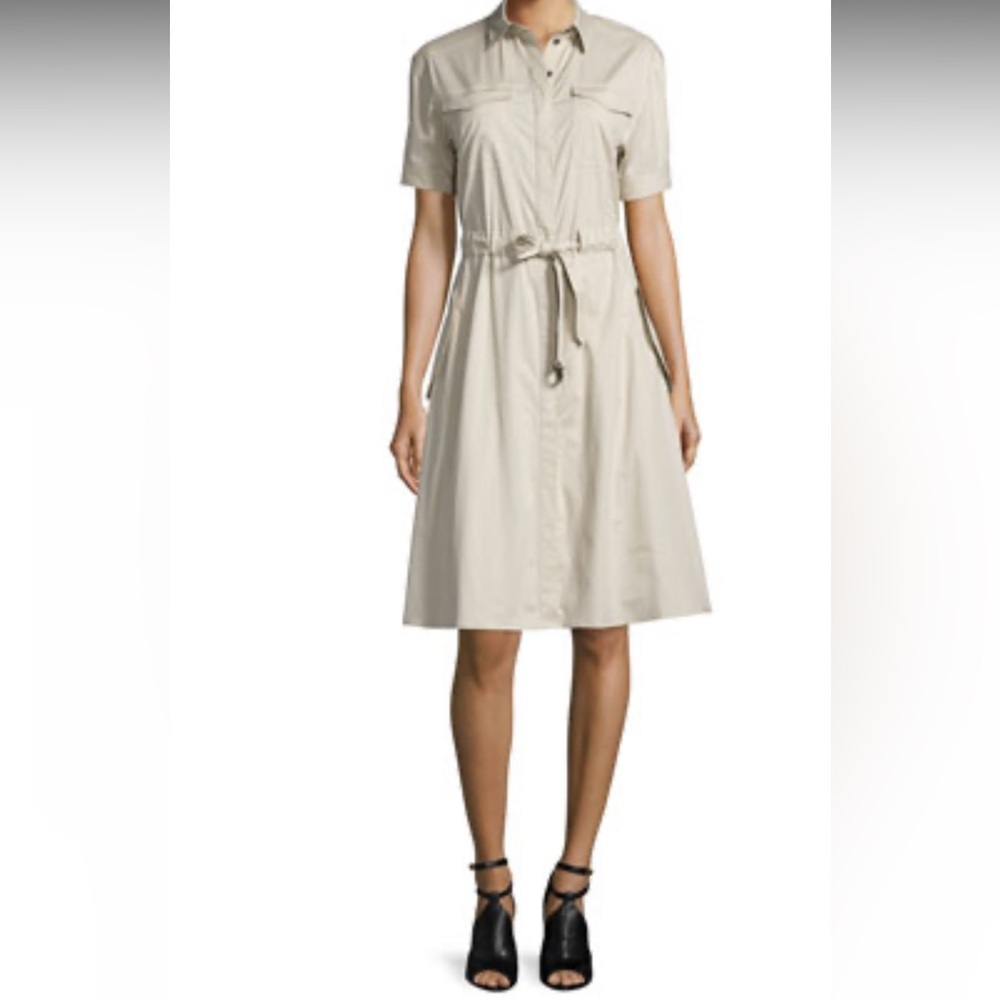 Burberry Brit
Tuesday Short-Sleeve Drawstring-Waist Dres